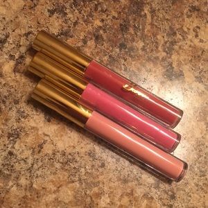 Three unused liquid lipsticks